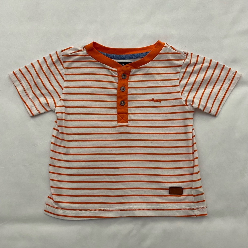 Toddler 7 for all Mankind Stripe Henley. Size 2T